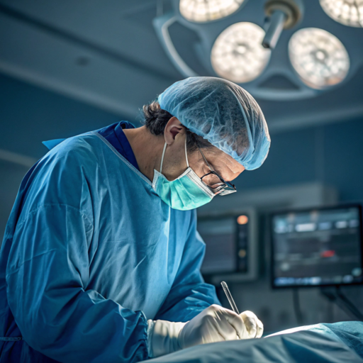neurosurgeon at work
